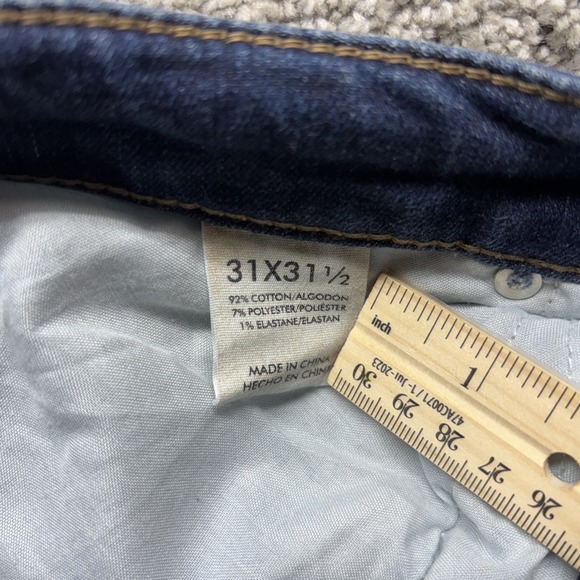 BKE Denim Payton Bootcut Jeans Womens 31x31.5 (33x31.5 Meas) Dark Wash Pockets - Picture 11 of 13